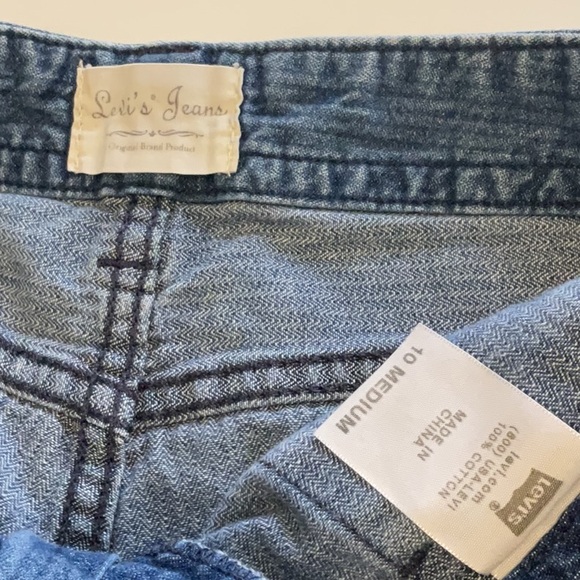 Levi's Blue Flare Wide Leg Jeans, women’s, hi rise size 10 - Picture 10 of 11